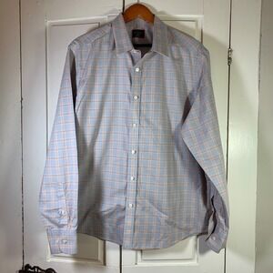 UNTUCKit Men's X Large XL Plaid Button‎ Down Shirt Cotton Preppy Office Church